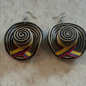 Colorful Spiral Earrings with Hook